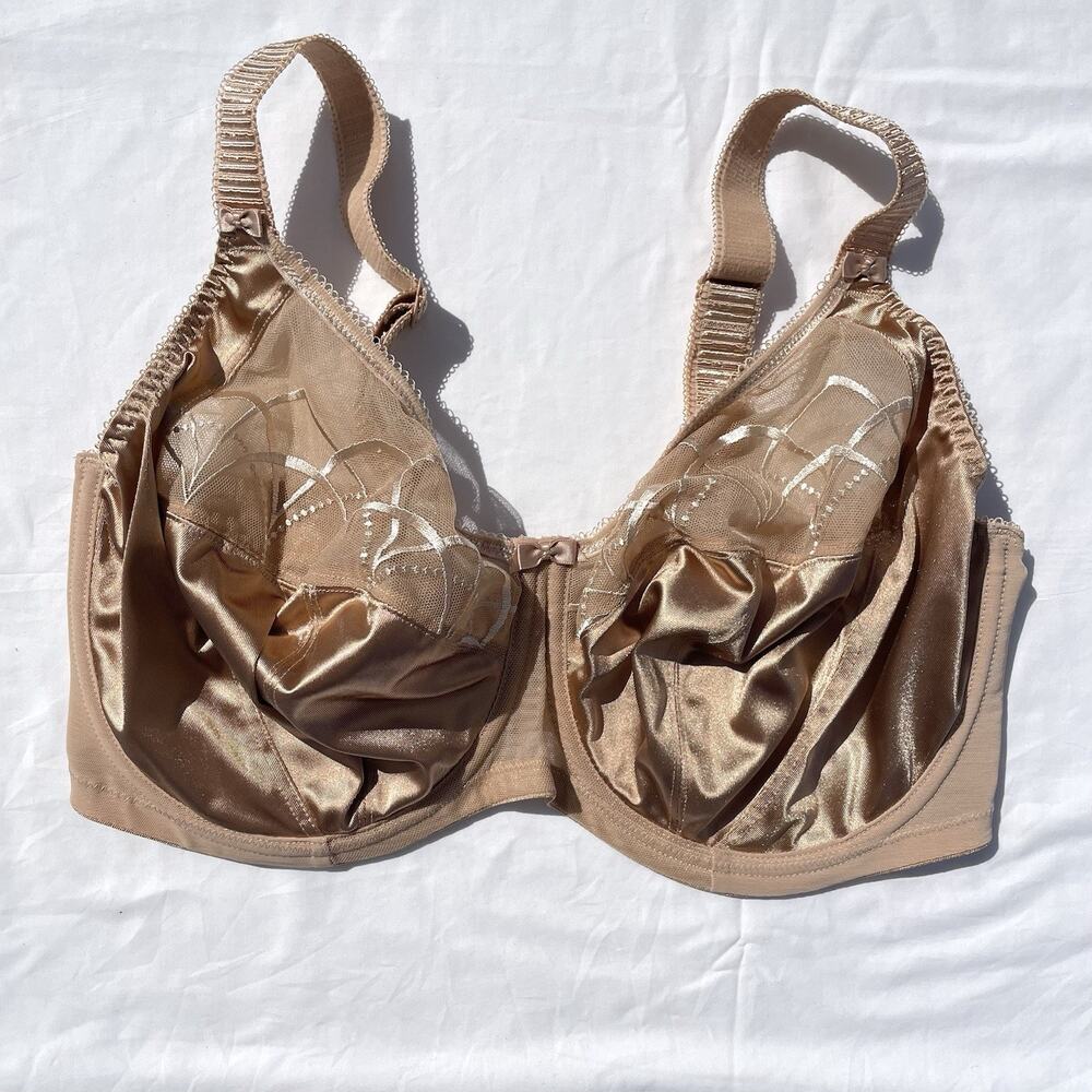 Elomi Cate Underwire Full Cup Banded Bra 36I Hazel Beige EL4030 36i